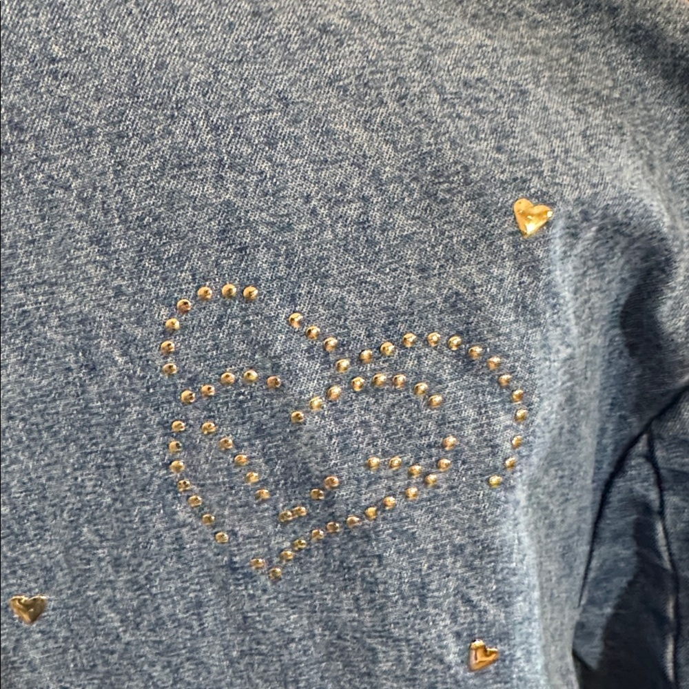 80s Vintage Jordache Embellished Blue Jean Jacket - Picture 7 of 7